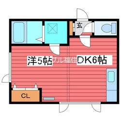 オークツリー福住の物件間取画像